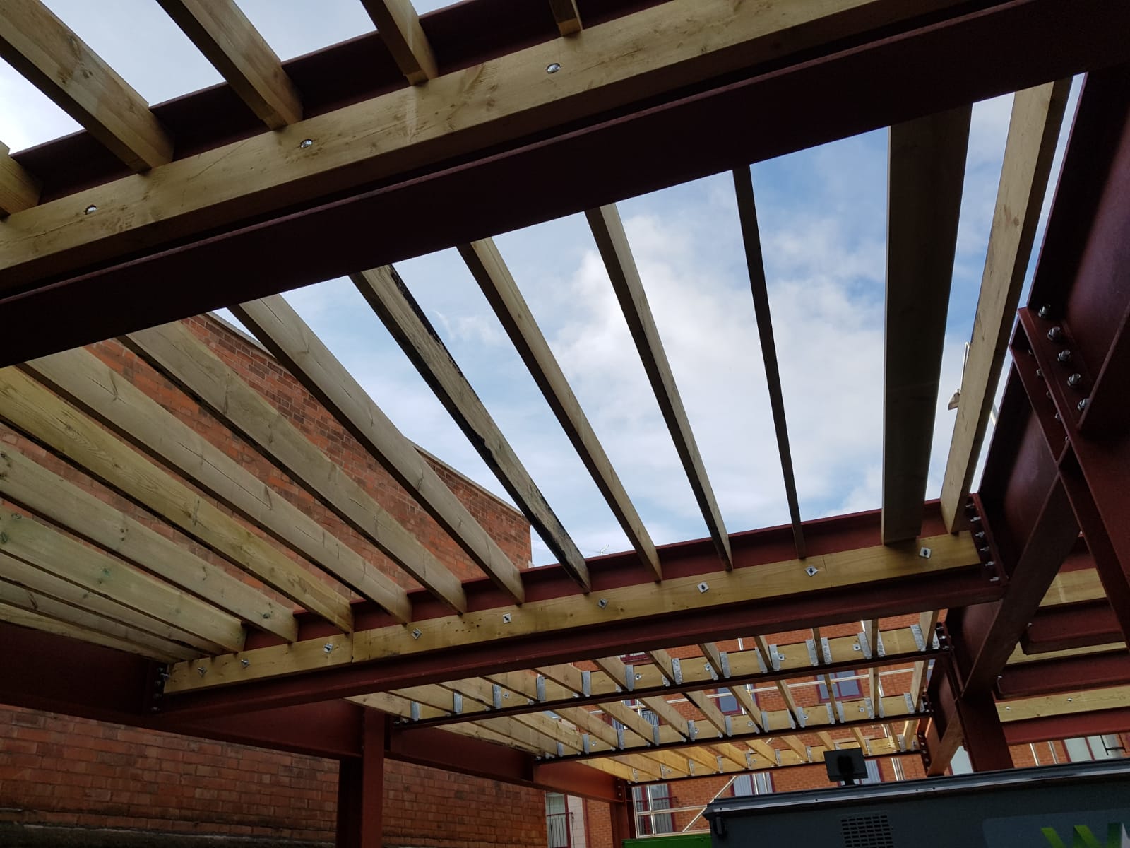 Steel and timber structural works at Loughborough